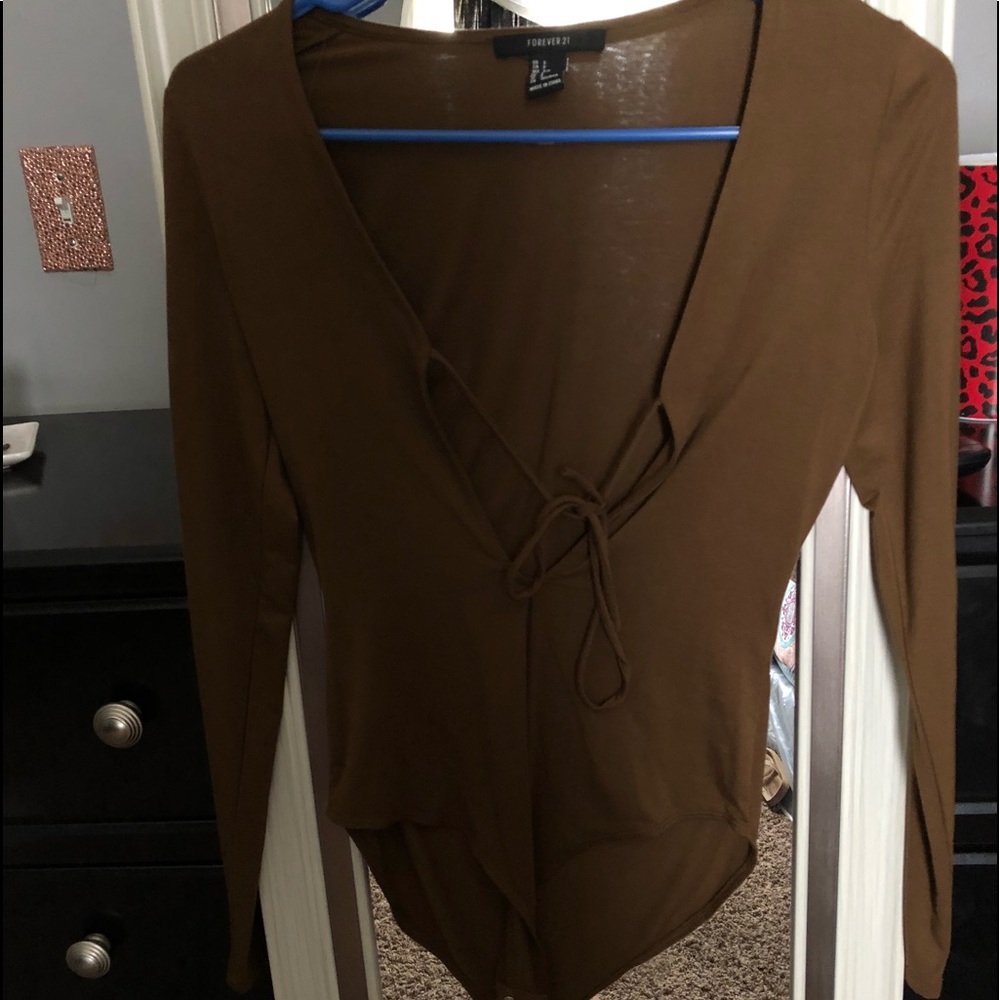 sassy brown shirt